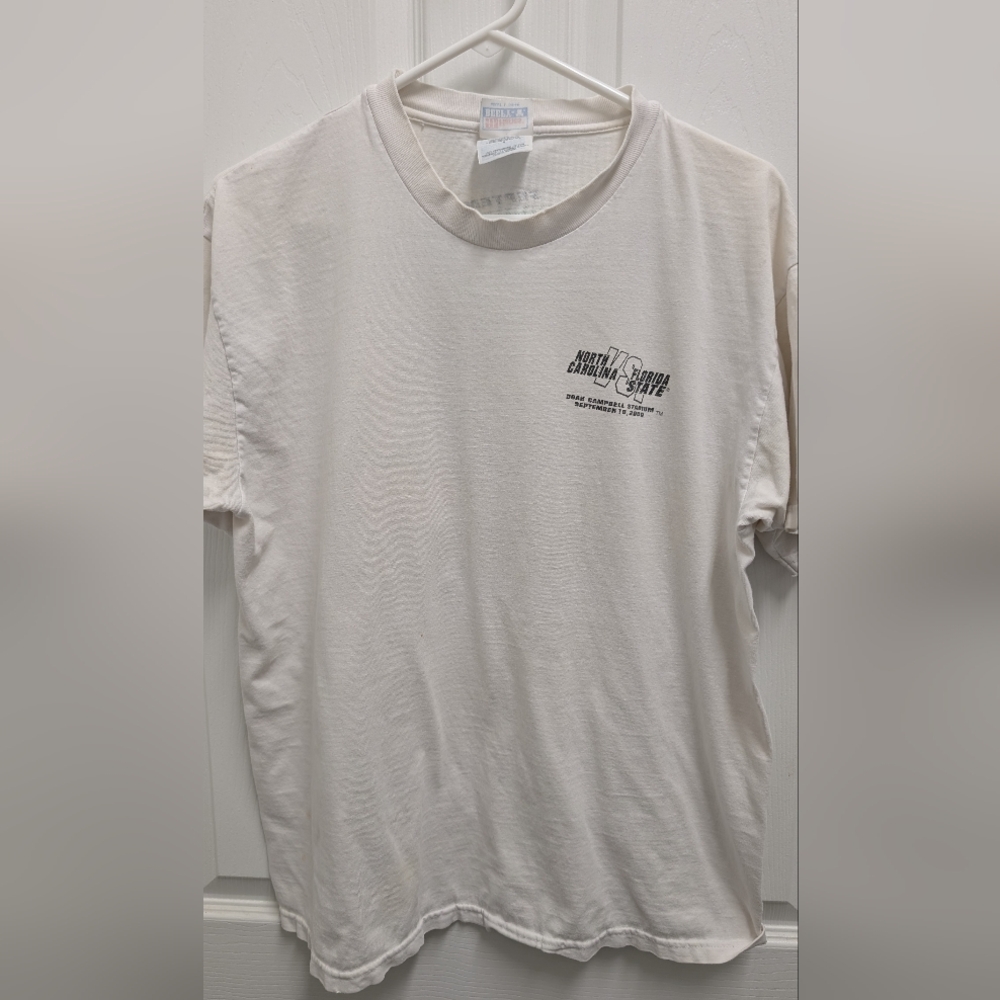 Vintage 2000 FSU vs. UNC football game day t-shirt, size L